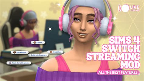 sims 4 streaming career|sims 4 live streaming.